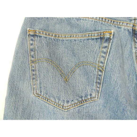 Levi's 501 jeans Men's 38 x 30 Regular Fit Straight blue denim pants button fly - Picture 9 of 12